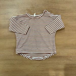 Quincy Mae striped shirt